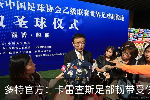 多特官方：卡雷查斯足部韧带受伤，将缺席本轮欧冠和周末联赛
