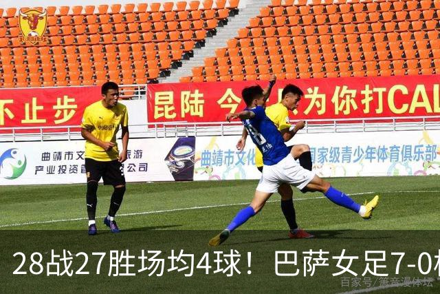 28战27胜场均4球！巴萨女足7-0横扫皇马 巴萨男足转发：我就提醒下